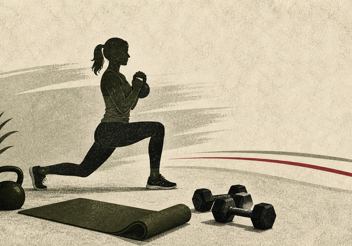 Fitness event illustration