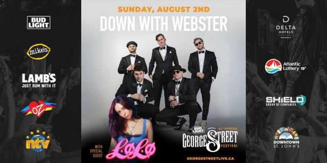 2026 George Street Festival: Sunday, August 2nd featuring Down With Webster