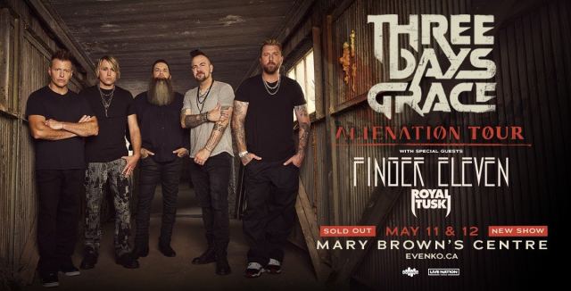 2nd Show Three Days Grace Alienation Tour