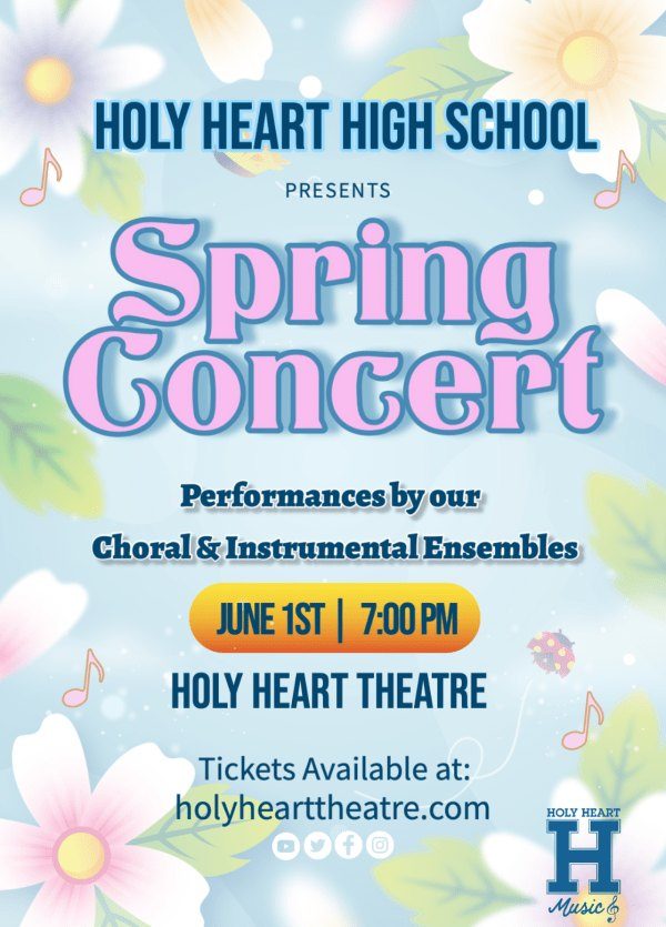 Holy Heart Choral and Instrumental Spring Concert